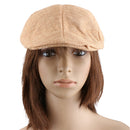 Womens Fashionable Comfortable Lightweight Beret Hat Sun Hat Summer Clothing Accessory Camel