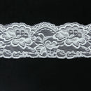 Floral Charms Lace 5 Yard Length 7cm Wide for Clothes Doll Dress Curtain Edge Sewing DIY Art Embellishments White