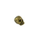 10 Pieces Antique Bronze Large Hole 3D Skull Skeleton Spacer Loose Beads DIY