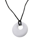 Baby Toddlers Silicone Teething Chewing Nursing Supplies Breastfeeding Pendant Necklace Jewelry White