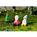DIY Decorations Resin Garden Micro Landscape Ornaments Christmas Set of 3