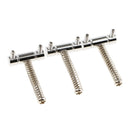 3pcs Silver Bridge Saddles for Fender Tele Guitar Replacement Parts