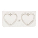 PC Plastic 3D Love Heart Candle Mold for Candle Making Chocolate Soap Resin Clay Jelly Wax DIY Mould Tool