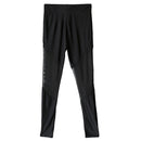 Womens Soft Comfortable Mesh Stretchy Workout Sportswear Tight Fit Yoga Running Cycling Leggings Pants Black S