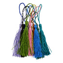 12 Pieces Mixed Colors Nylon Tassel Charms for DIY Jewelry Necklace Making Craft
