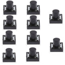 10Pieces 12x12x9mm PCB Mount Momentary Push Button Tactile Tact Switch