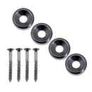 4Pcs Guitar Body Neck Fixed Mounting Screw Ferrules for Electric Bass Guitar Parts