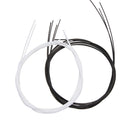 Durable 2 Set Ukulele Replacement Nylon Strings Black White 68cm