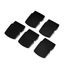 5 Piece Black Plastic Replacement Buckles Molle Belt Ending Clip Connect Buckle for 25mm Webbing Strap