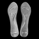 1 Pair Reusable Washable Shock Absorbing Silicone Gel Shoe Cushions Shoe Pads 3/4 Arch Support Pads Insole for Women