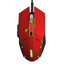 Ajazz GTC Professional USB Wired Gaming Mice PC Laptop Esports Gamer LED Backlit Mouse Red