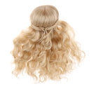 Big Wave Curly Hair Wig Long Hairpiece Blonde For 1/6 BJD Super Dollfie SD DD Dressup Accessory
