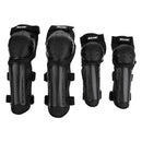 Elbow Knee Shin Armor Protector Guard Pads Set for Motorcycle Cycling Football Skating