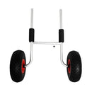 SIT ON KAYAK TROLLEY - Collapsable Aluminum Kayak Canoe Carrier Cart