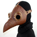 Steampunk Plague Bird Mask Doctor mask Long Nose Cosplay Fancy Mask Brown