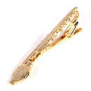 Metal Copper Mens Luxury Fashion Ship Cruise Simple Necktie Clips Bar Gold