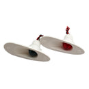 Pair of Boat Marine Nylon Flush Mount Red Green Bow Side Navigation Lights