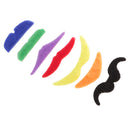 7Pcs Joke Fake Mustache Self Adhesive Halloween Christmas Costume Cosplay Party Fancy Dress Moustache Beard Funny Events Festivals Party Supplies