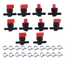 10x FUEL SHUTOFF VALVES 1/4'' for Briggs Stratton 491860 493960 494768 5091H