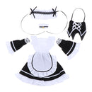 1/4 BJD Smart Doll Clothes for Dollfie DOD SD DD Dress Hairband Apron Maid Uniform Cosplay Outfit White