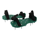 Green Garden Lawn Aerator Long Spike Spiked Shoes For Garden Lawn Care