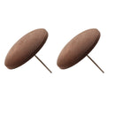Women Jewelry Earings Party Eardrop Brown Vintage Round Wood Stud Earrings