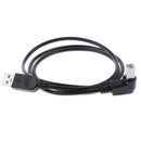 90 Degree Right Angle USB2.0 Male to USB Type B Data Sync Charging Cable