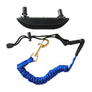Safety Leash For Paddle And Boat Hook With Kayak Paddle Holder Clip With Fastening Screws