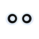 Hip Hop Women Creative Black White Mixed Round Studs Earrings Jewelry Lady Evening Club Jewelry