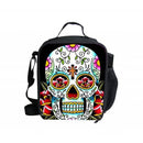 Insulated Bag Box Picnic Camping School Food Drink Lunch Handbag Color Skull