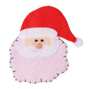 Cute Holiday Christmas Cutlery Holder Red Hat Santa Claus Tableware Cover Utensil Pocket Decor Kids Spoon Bag
