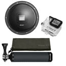 Shurfing Underwater Sports Camera Lens 6'' Dome Port w/ Grip + Waterproof Housing Case for GoPro Hero 5