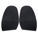 Footful Pair Rubber Half Soles Anti Slip Shoe Repair with Maximum Traction Black