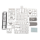 1/72th Plastic Diecast King Tiger Henschel Turrer W/Zimmerit Army Destroyer Model DIY Kits Showcase Display
