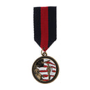 Vintage Striped Fabric Medal Badge Clothing Costume Brooch Pin Accessories