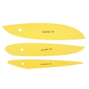 3 Pieces/set Underwear French Curve Ruler Sewing Drafting Templates for Dressmaking Tailoring