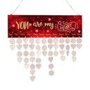 You are My Heart Reminder Calendar Family Birthday Board Planner DIY Craft