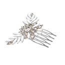 Bridal Rhinestone Crystal Wedding Hair Comb Clip Flower Hair Accessories