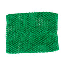 9inch Multifunctional Crochet Tube Top Elastic Polyester Waistband Headband For Baby Girls Clothing Accessory Green
