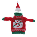 Christmas Decoration Snowman Wine Bottle Cover Dinner Party Table Xmas Decor