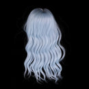 1/3 BJD Dolls Full Wig Hair Bang for Dollfie DOD LUTS DZ SD Volks DIY Making Accessory Sky Blue