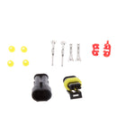 2-pin Way Sealed Car Waterproof Electrical Wire Plug Kit Insert