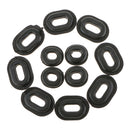 12x Rubber Grommet Fairing Washer for Honda CB CL XL 100 CG125 CB125S CB125T