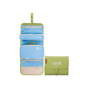 Women Girls Ladies Durable Removable Pockets Foldable Cosmetics Bag Case Purse Organiser Green