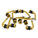 10pcs 90 Degrees Auto Car Brass Wheel Tire Valve Stem Extension