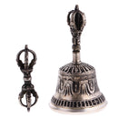 Tibetan Buddhist Bronze Bell and Vajra/Dorje Handmade in Nepal