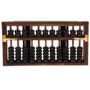Vintage Chinese Wooden Bead Abacus Arithmetic Calculating Tool 11 Digits Calculator Counting Collection Gift for Children Adult