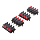 4Pcs Speaker Terminal Clip Connector 8 Positions Audio Cable Push Button Type
