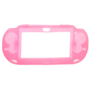 Shockproof Silicone Protection Cover Case Skin for Sony PS Play station Vita PSV Console Pink