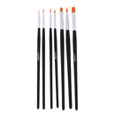 7x Fine Paint Brushes Handmade Detail Paint Brush Set For Acrylic Watercolor